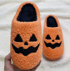 Cosy Halloween Indoor Slippers (Black or Orange)
