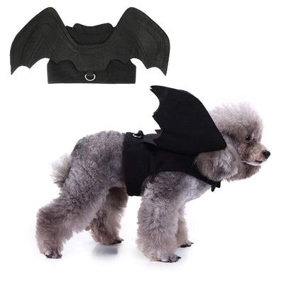 Bat Wings Halloween Costume for Dogs & Cats (Large)